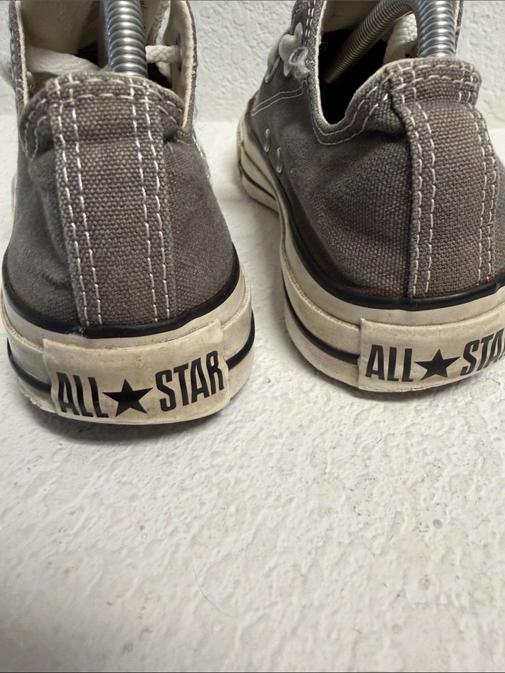 Converse Chuck Taylor All Star Low Top Sneakers - Charcoal Gray W6 M4 - Picture 4 of 7